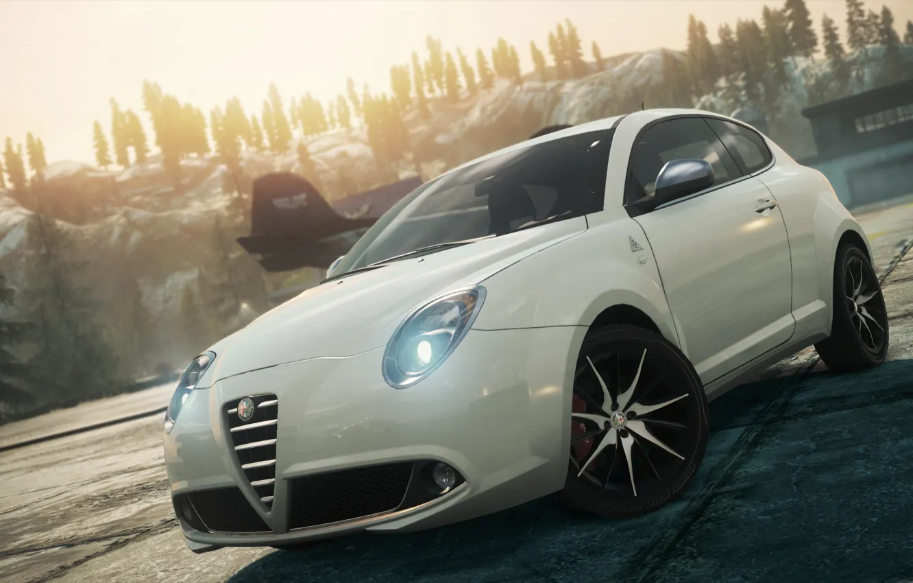 Photo wallpaper Alfa Romeo, 2012, Need for Speed, nfs, most wanted, NSF, NFSMW, MiTo QV