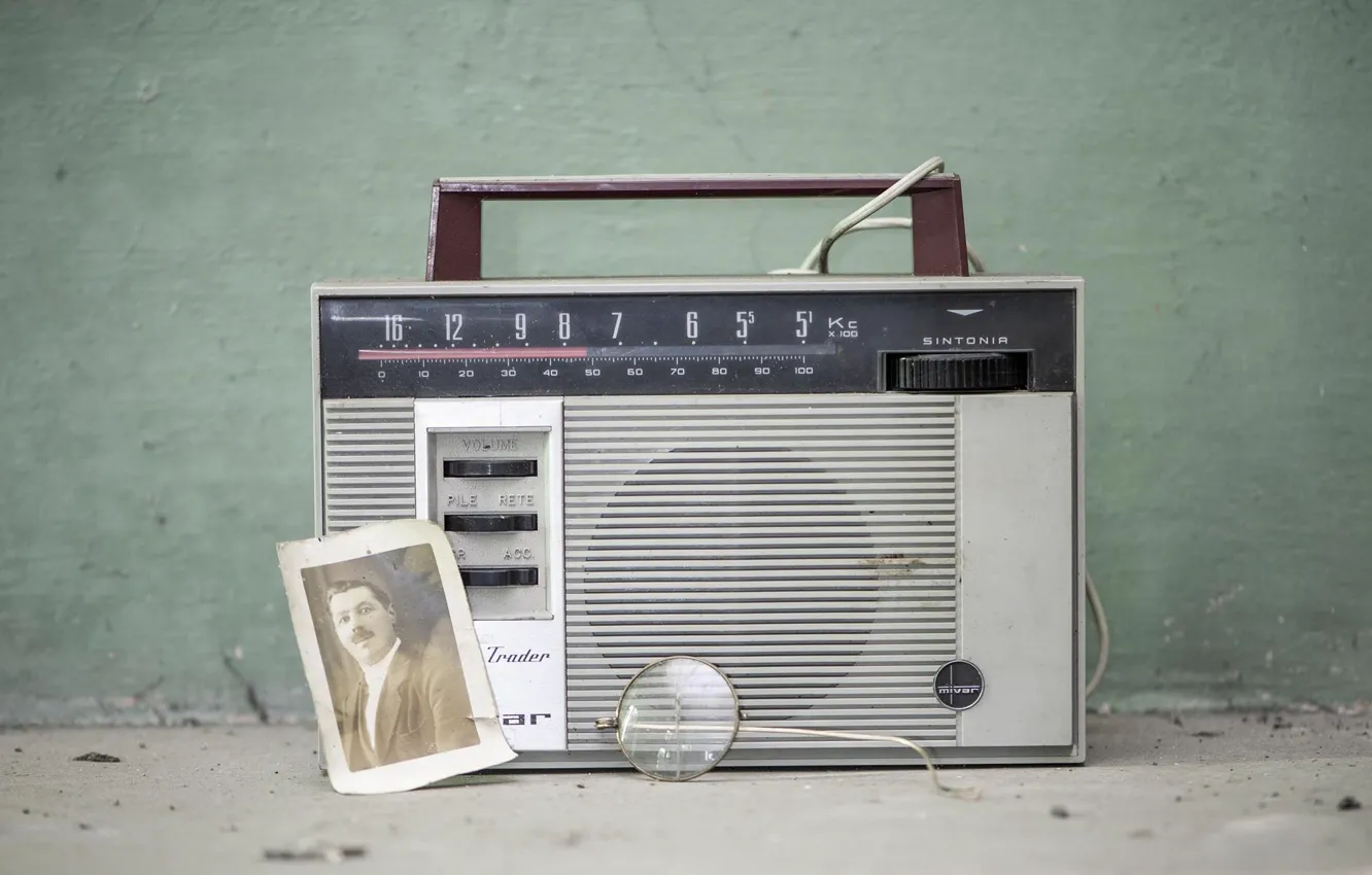 Photo wallpaper background, radio, receiver