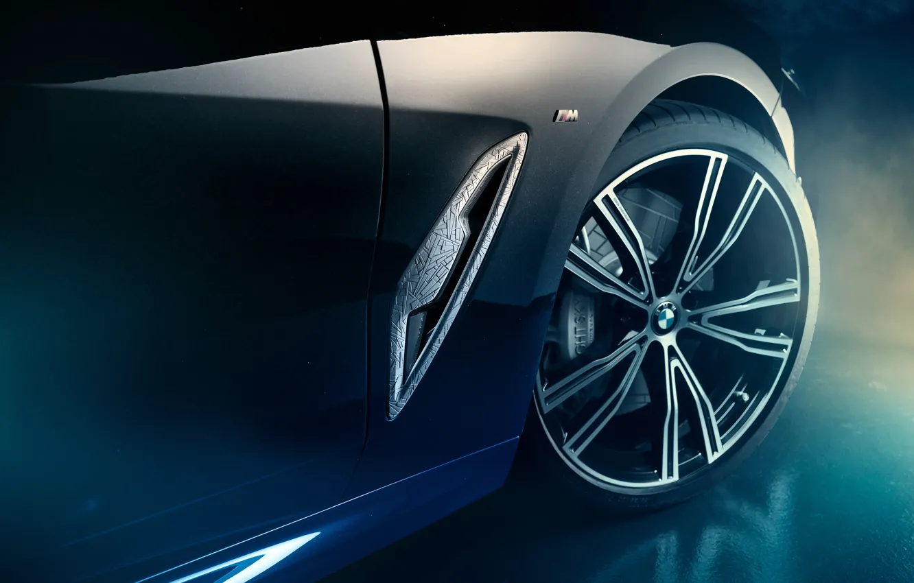 Photo wallpaper wheel, BMW, Coupe, Night Sky, Individual, 8-Series, 2019, M850i