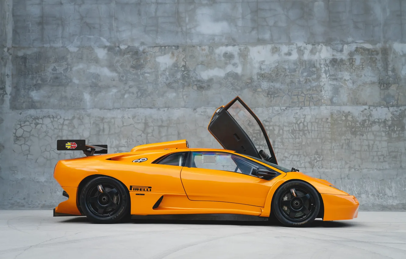 Photo wallpaper Lamborghini, side view, Diablo, Lamborghini Diablo GT2