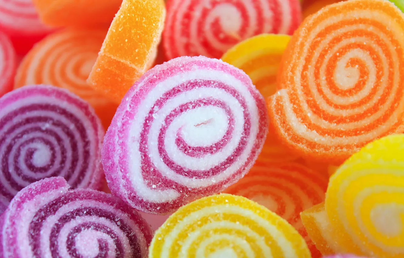 Photo wallpaper sweet, marmalade, sweets, marmalade