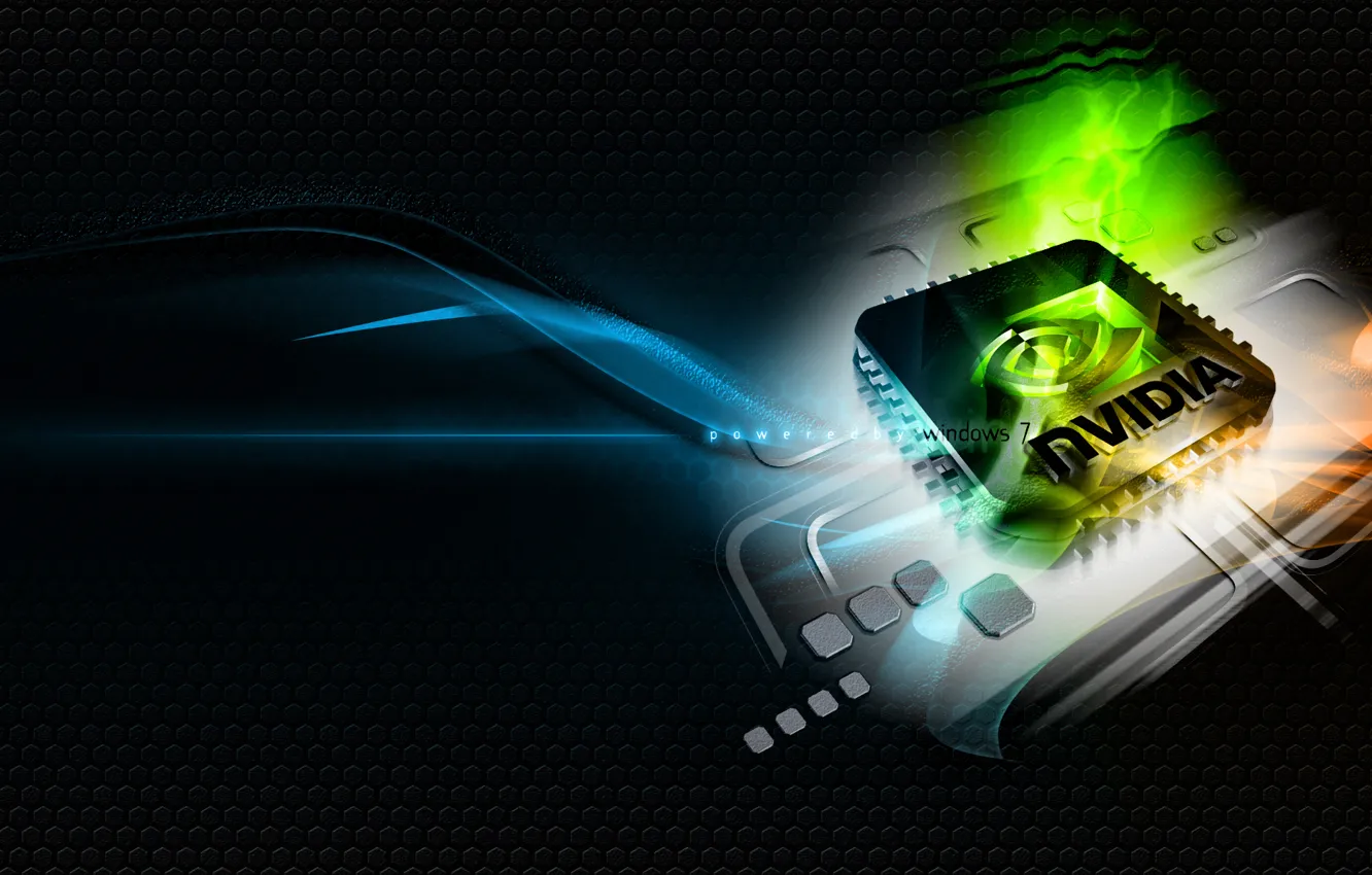 Photo wallpaper Nvidia, GeForce, windows7
