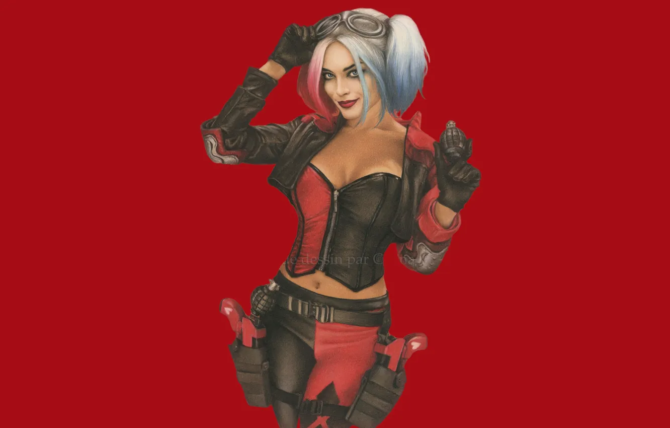 Photo wallpaper Harley Quinn, DC Comics, Harley Quinn, Harley Quinn, Celina Kircher