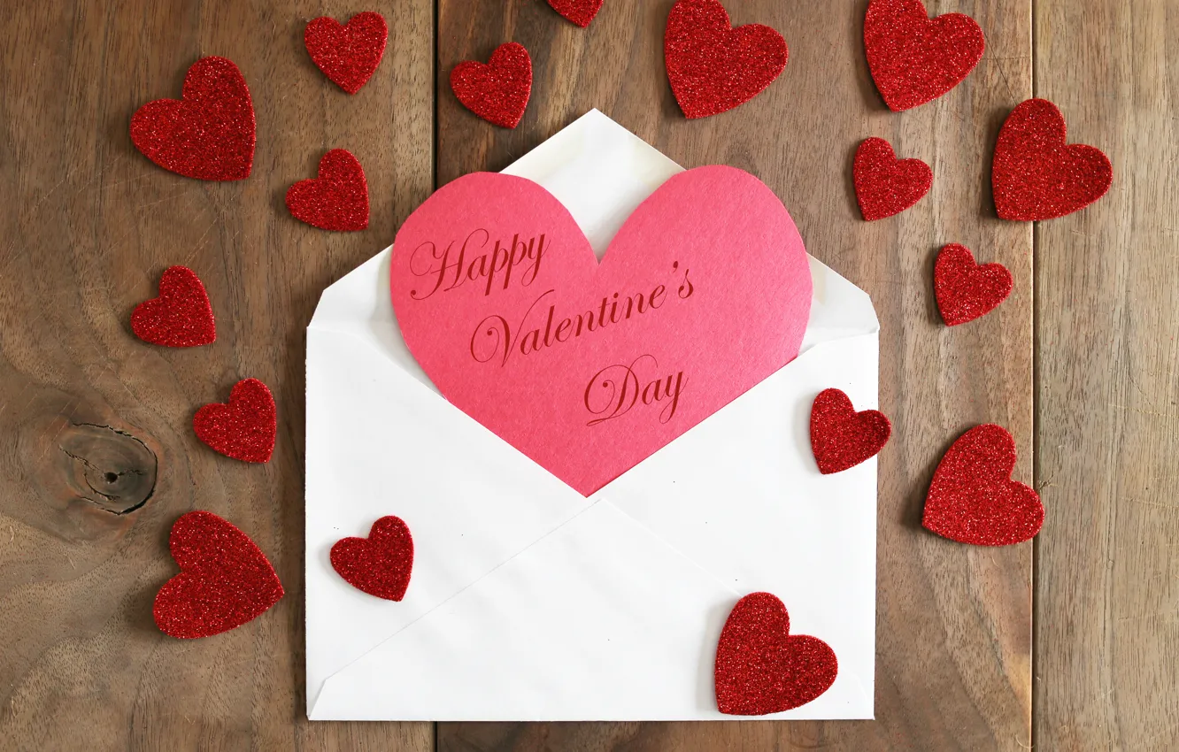 Photo wallpaper letter, red, background, the inscription, heart, Board, hearts, Valentine's day