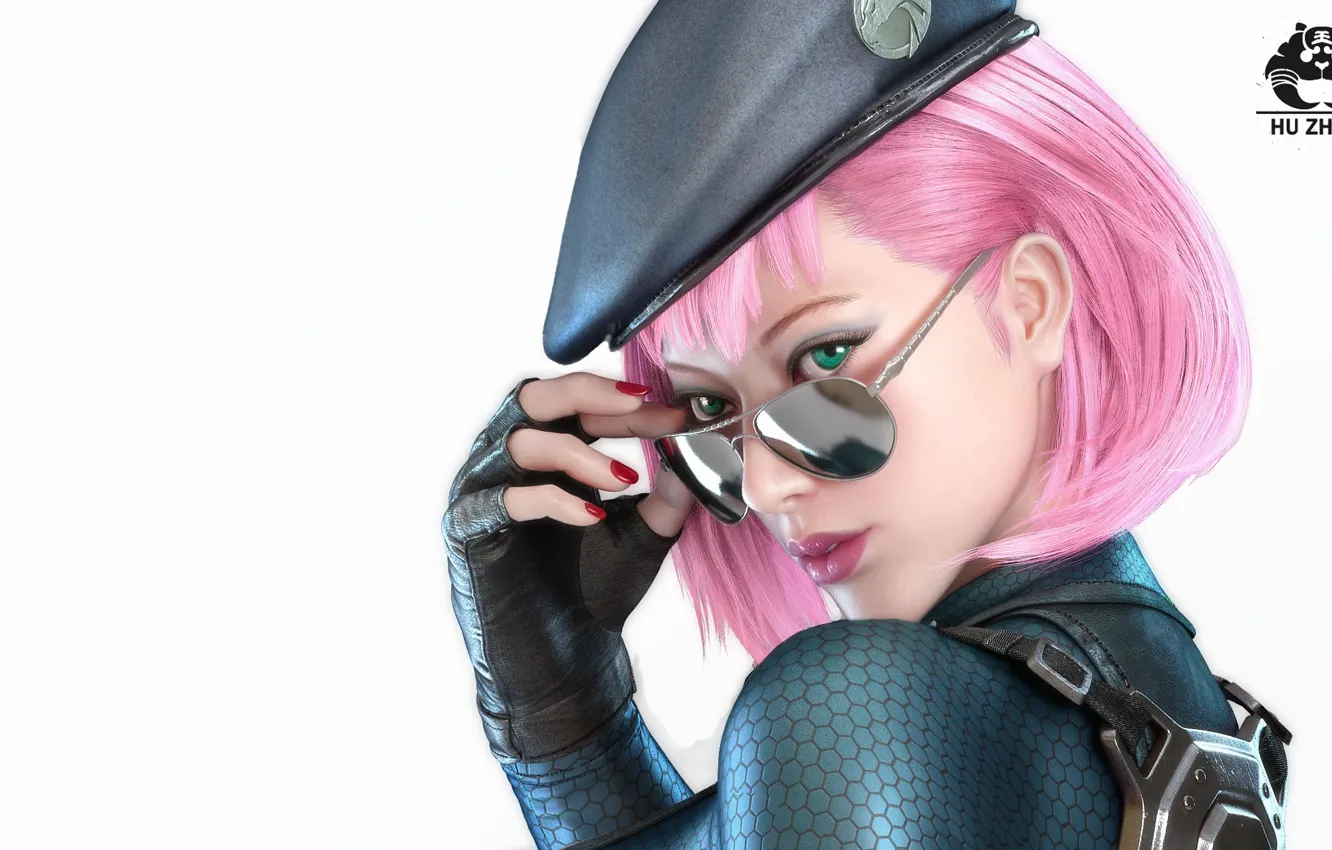 Photo wallpaper girl, warrior, art, hu zheng, WE FIRE