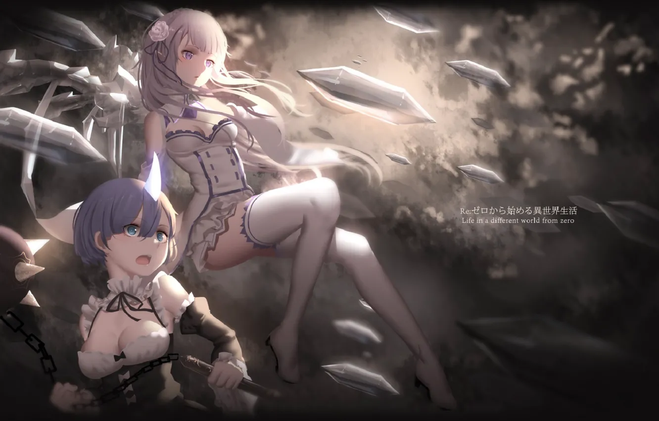 Photo wallpaper girl, anime, art, Re: Zero kara hajime chip isek or Seikatsu