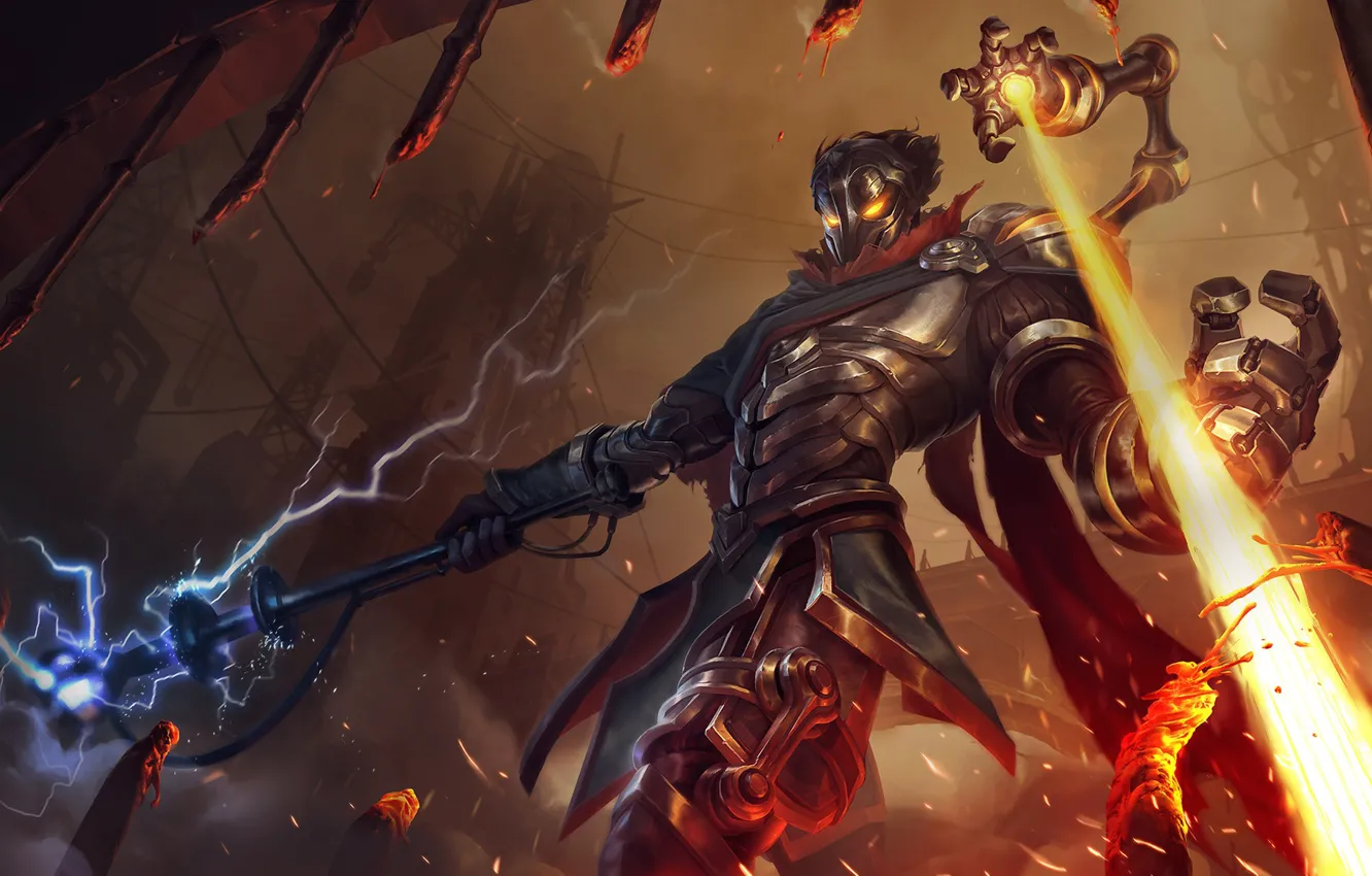 Photo wallpaper the game, art, champion, sixmorevodka studioViktor - League of Legends
