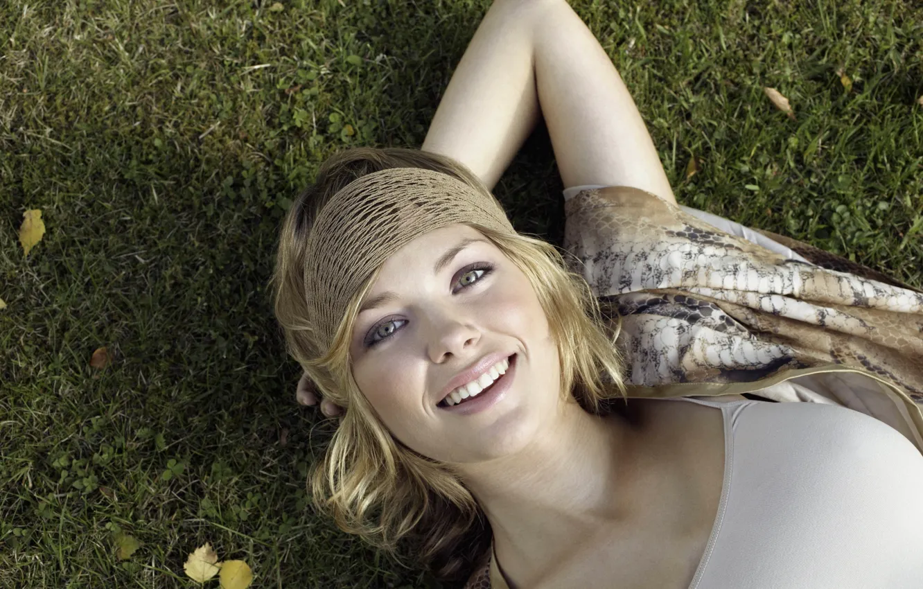 Photo wallpaper face, smile, model