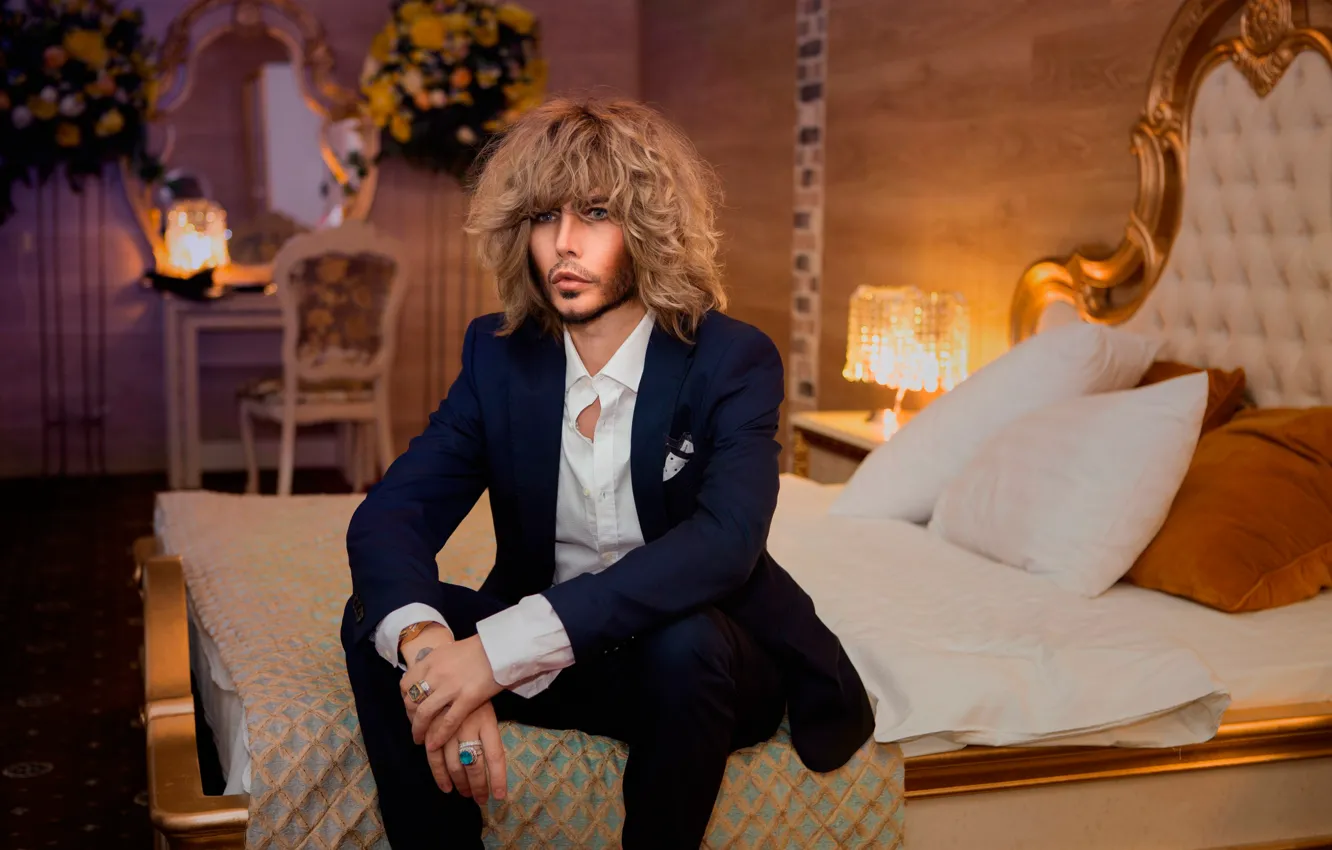 Photo wallpaper portrait, hairstyle, Sergey Zverev