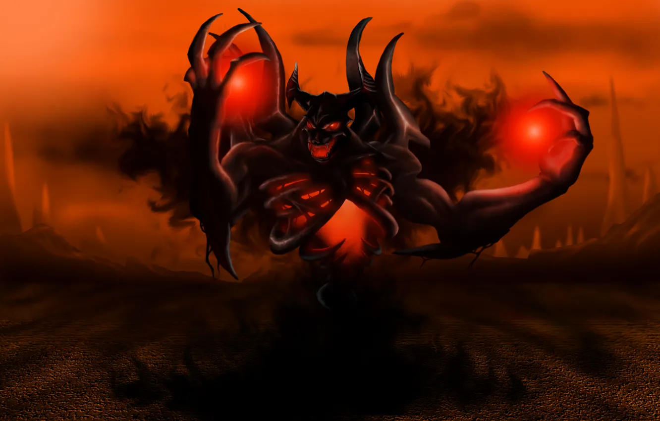 Photo wallpaper Valve, dota2, Shadow Fiend