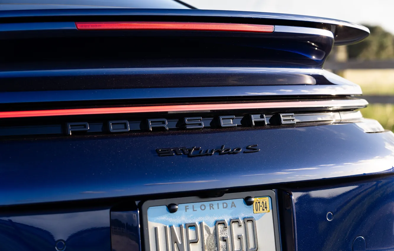 Photo wallpaper Porsche, Supercar, Turbo S, 992