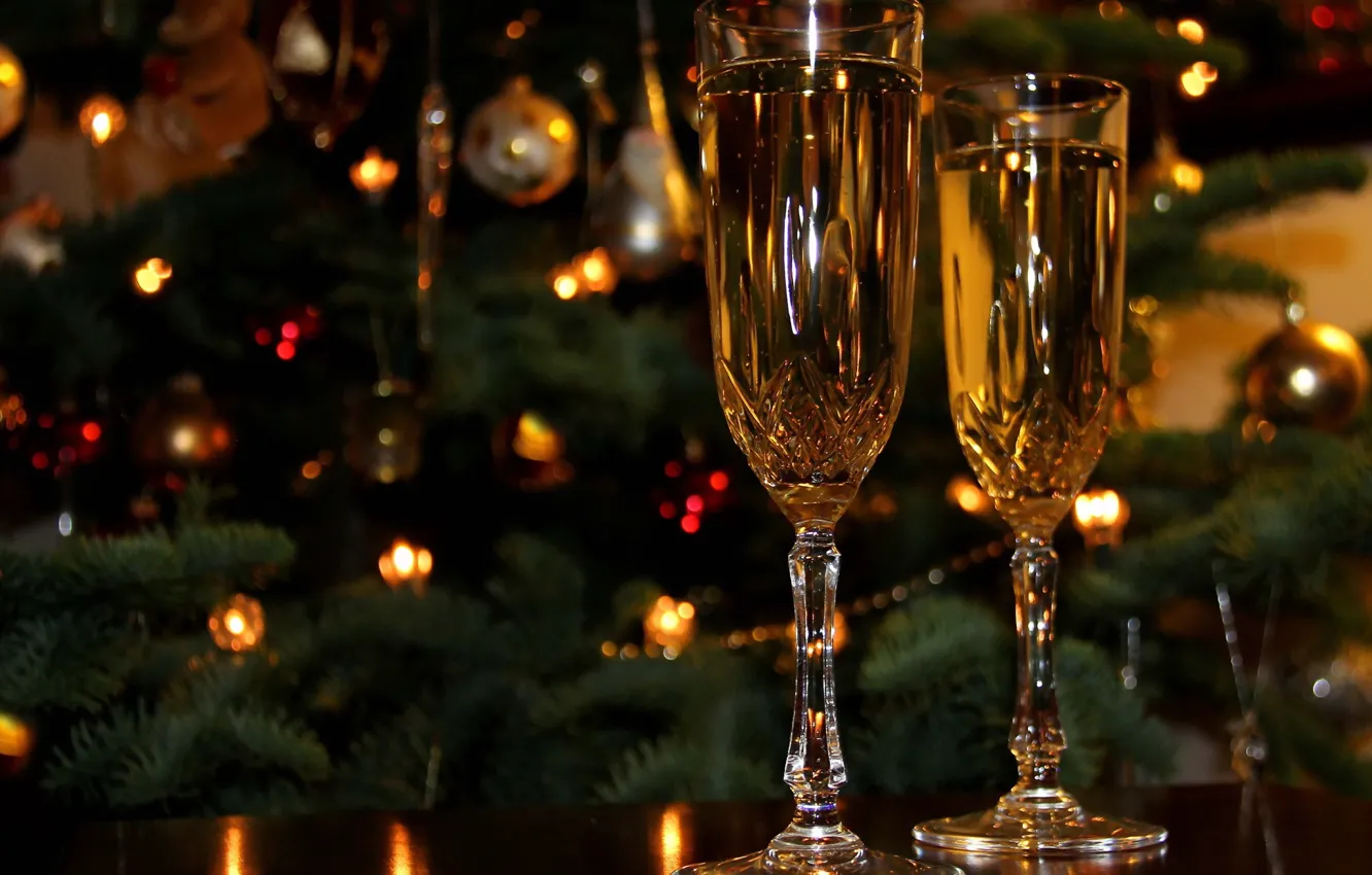 Photo wallpaper holiday, wine, glass