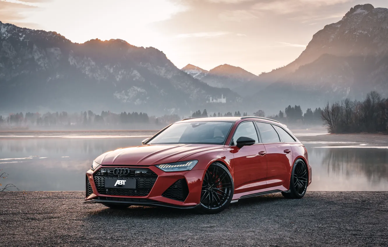 Photo wallpaper Audi, Front, RS6