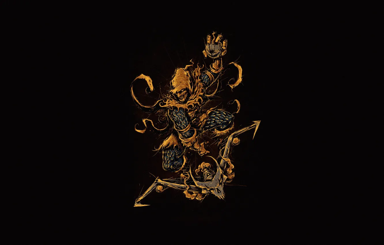 Photo wallpaper style, background, minimalism, style, Goblin, art, background, spider-man