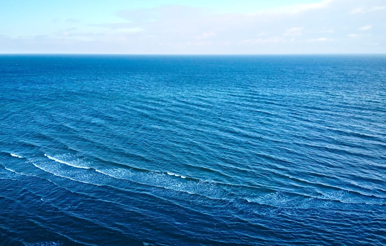 Photo wallpaper Sea, Sea, Baltika, Baltic, Lazur