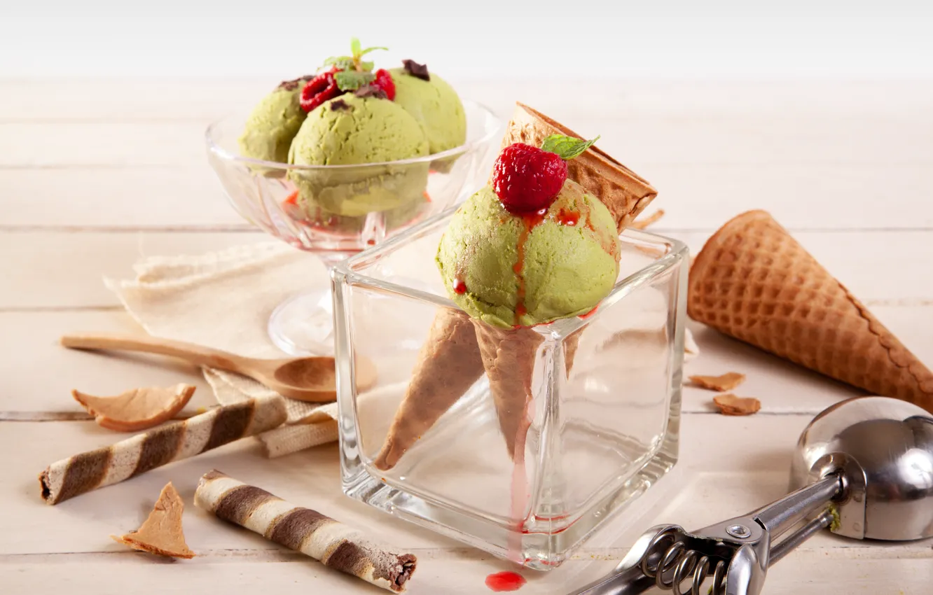 Photo wallpaper summer, dessert, Ice cream
