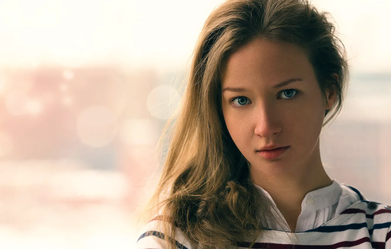 Photo wallpaper portrait, Jennifer Lawrence, Olya