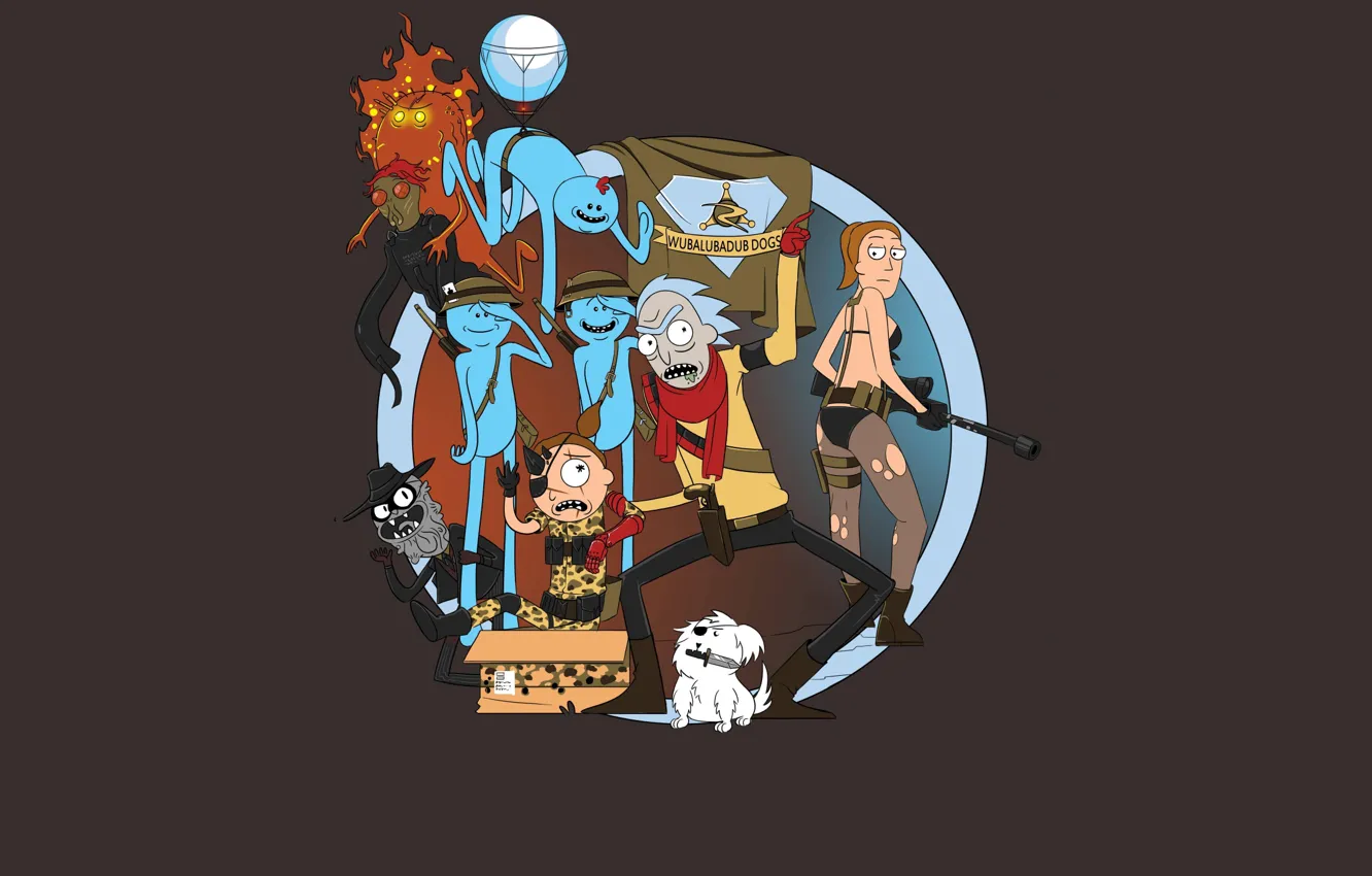 Photo wallpaper anime, Metal Gear, the cartoon series, Rick, Rick and Morty, Rick and Morty, Rick, Morty