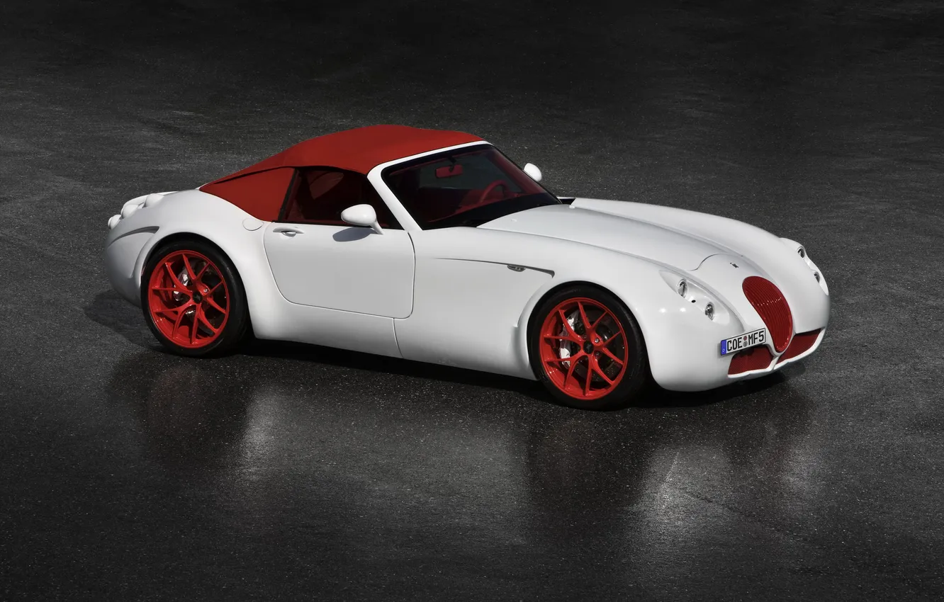 Photo wallpaper Roadster, white, Roadster, Wiesmann, white., MF5, Wismann