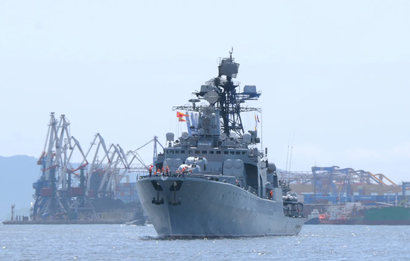 Photo wallpaper BOD, Admiral Panteleyev, project 1155