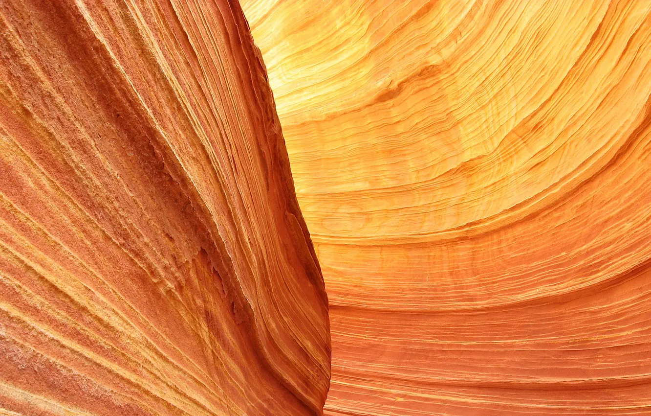 Photo wallpaper colors, red, yellow, rocks, forms