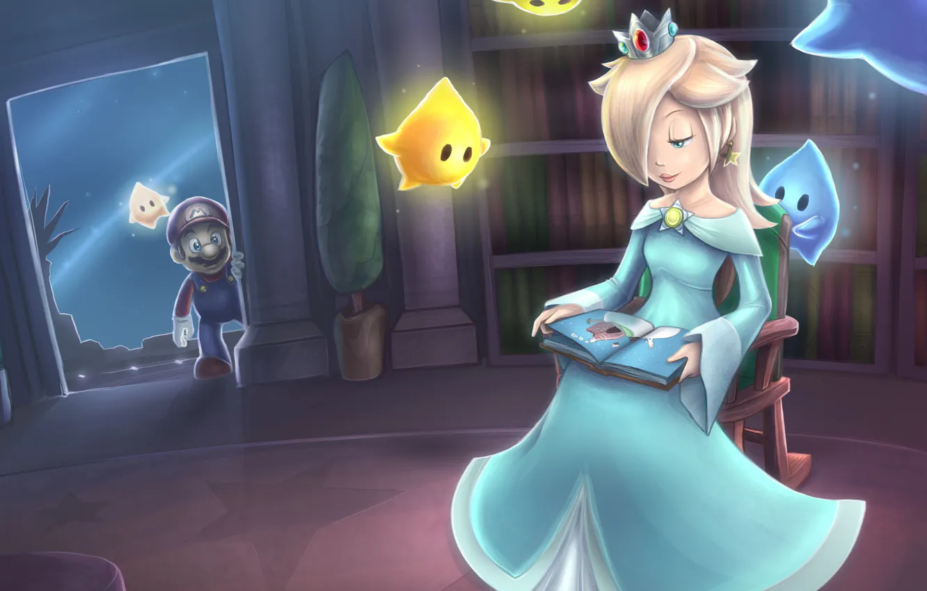 Photo wallpaper Mario, Nintendo, Rosalina