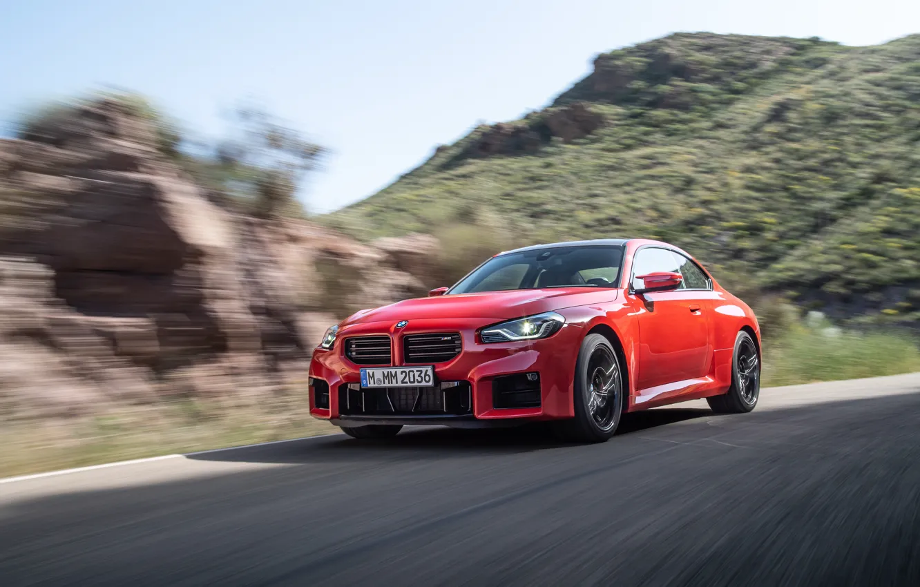 Photo wallpaper car, Drive, M2, BMW M2, G87, 🤢
