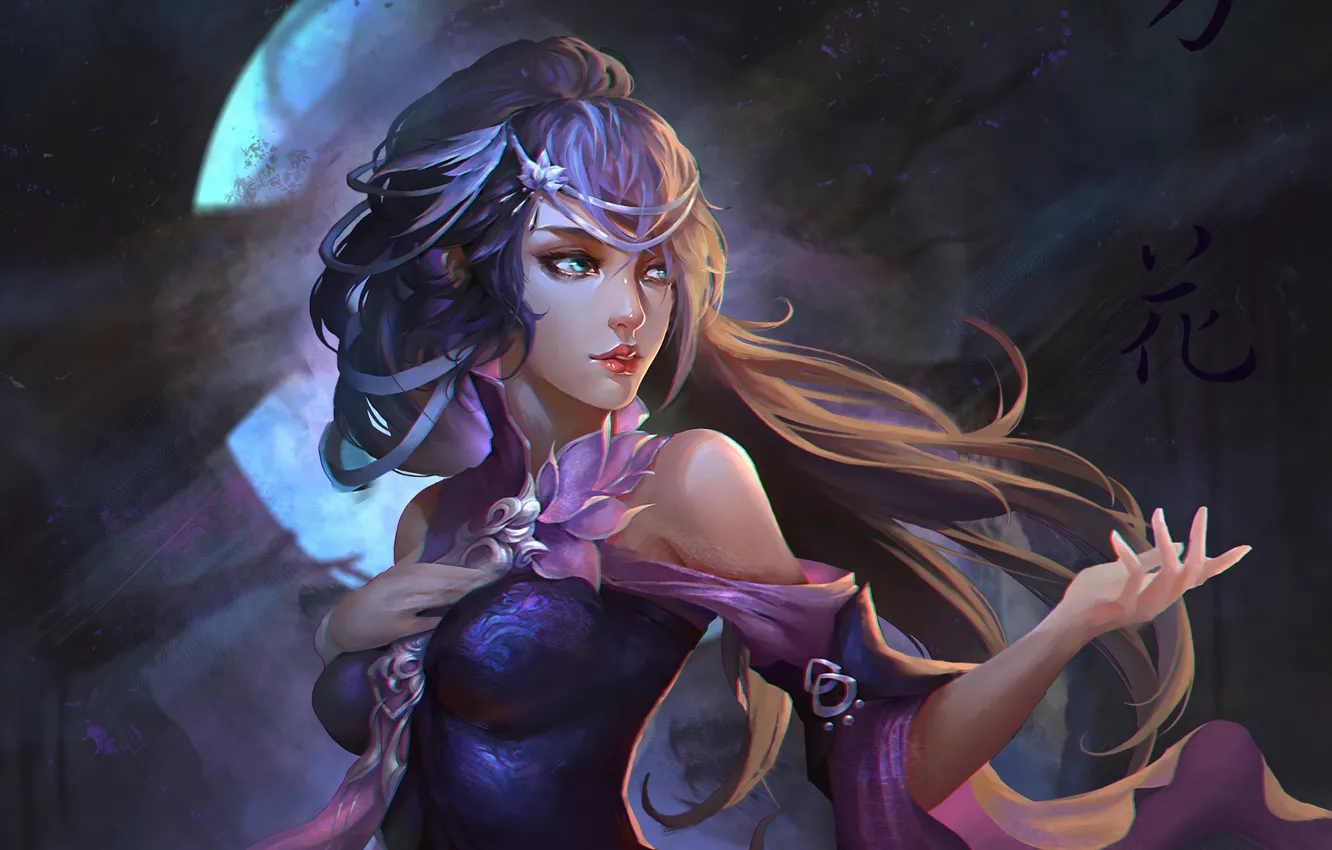 Photo wallpaper girl, fantasy, art