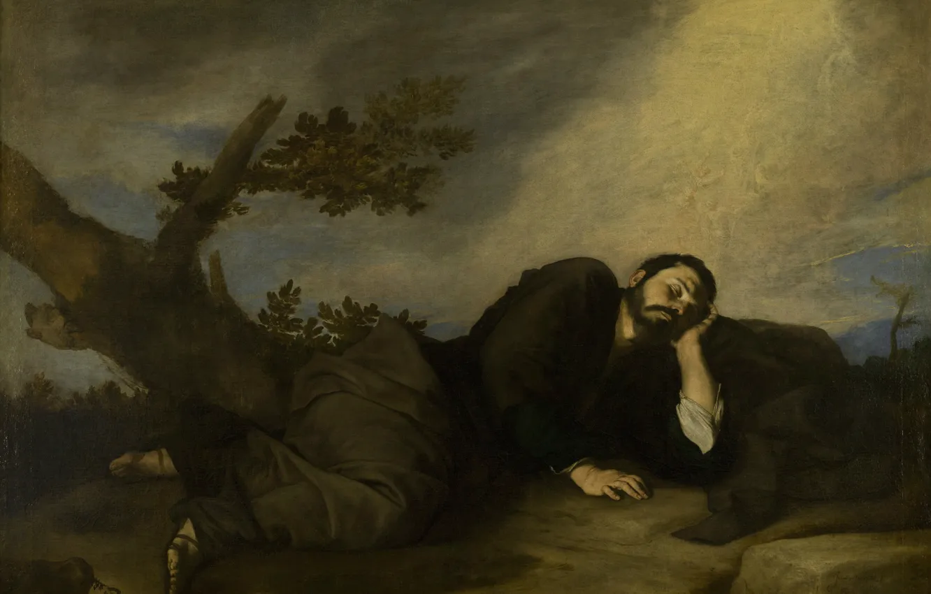 Photo wallpaper picture, The Dream Of Jacob, Jose de Ribera, Jose de Ribera