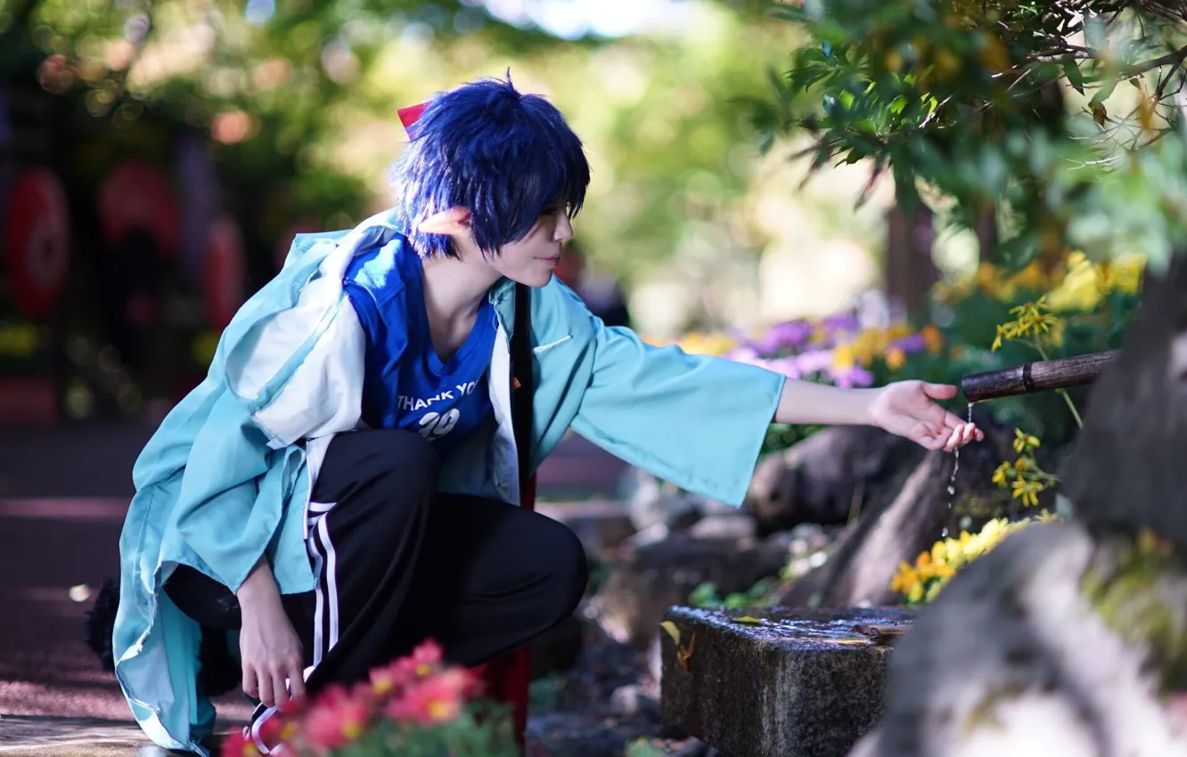 Photo wallpaper cosplay, Ao no Exorcist, Blue exorcist, Rin Okumura