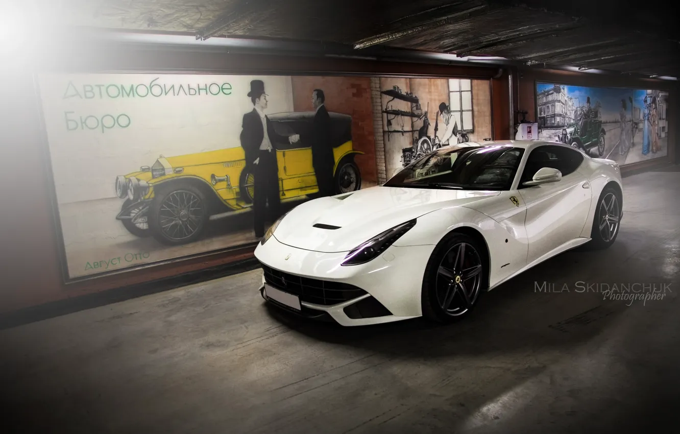 Photo wallpaper Ferrari, Ferrari, Berlinetta, Ferrari Berlinetta, Mila Skidanchuk