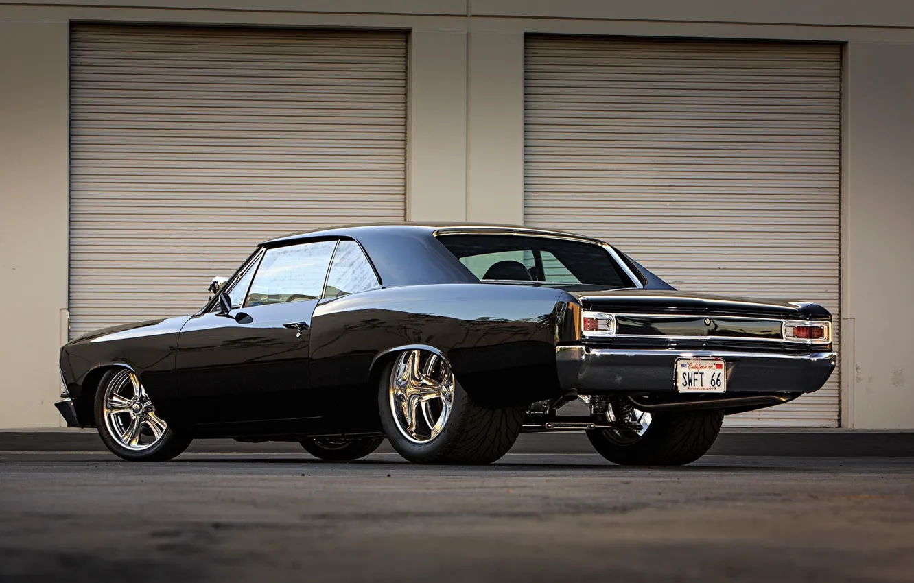 Photo wallpaper Chevrolet, Muscle, Ass, Chevelle SS, Large wheel