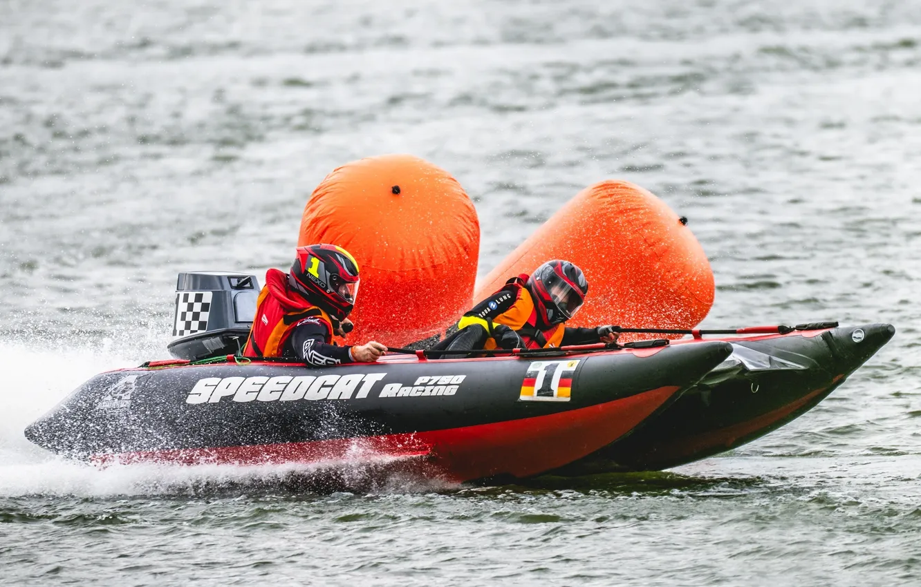Photo wallpaper race, boat, speed