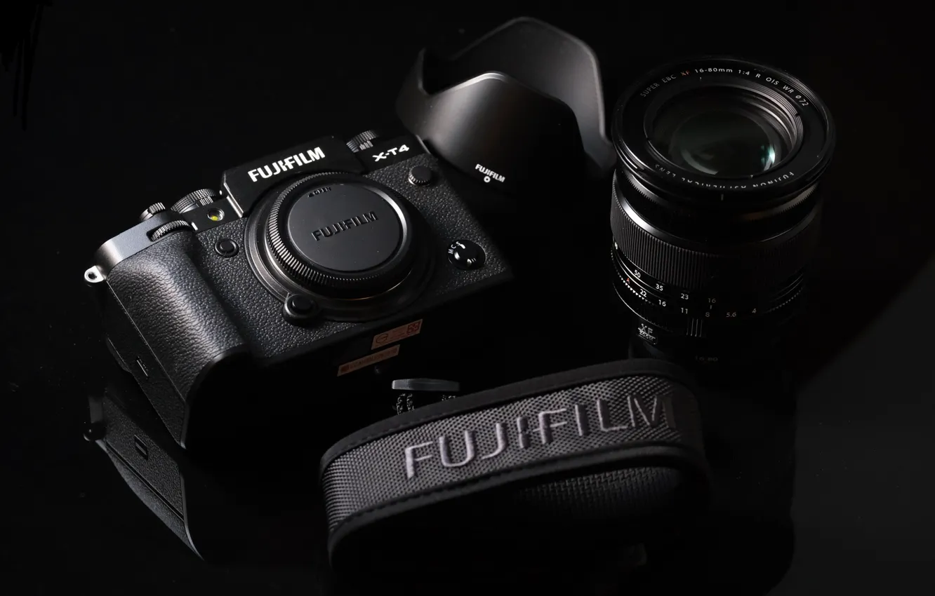 Photo wallpaper the camera, lens, Fujifilm, X-T4