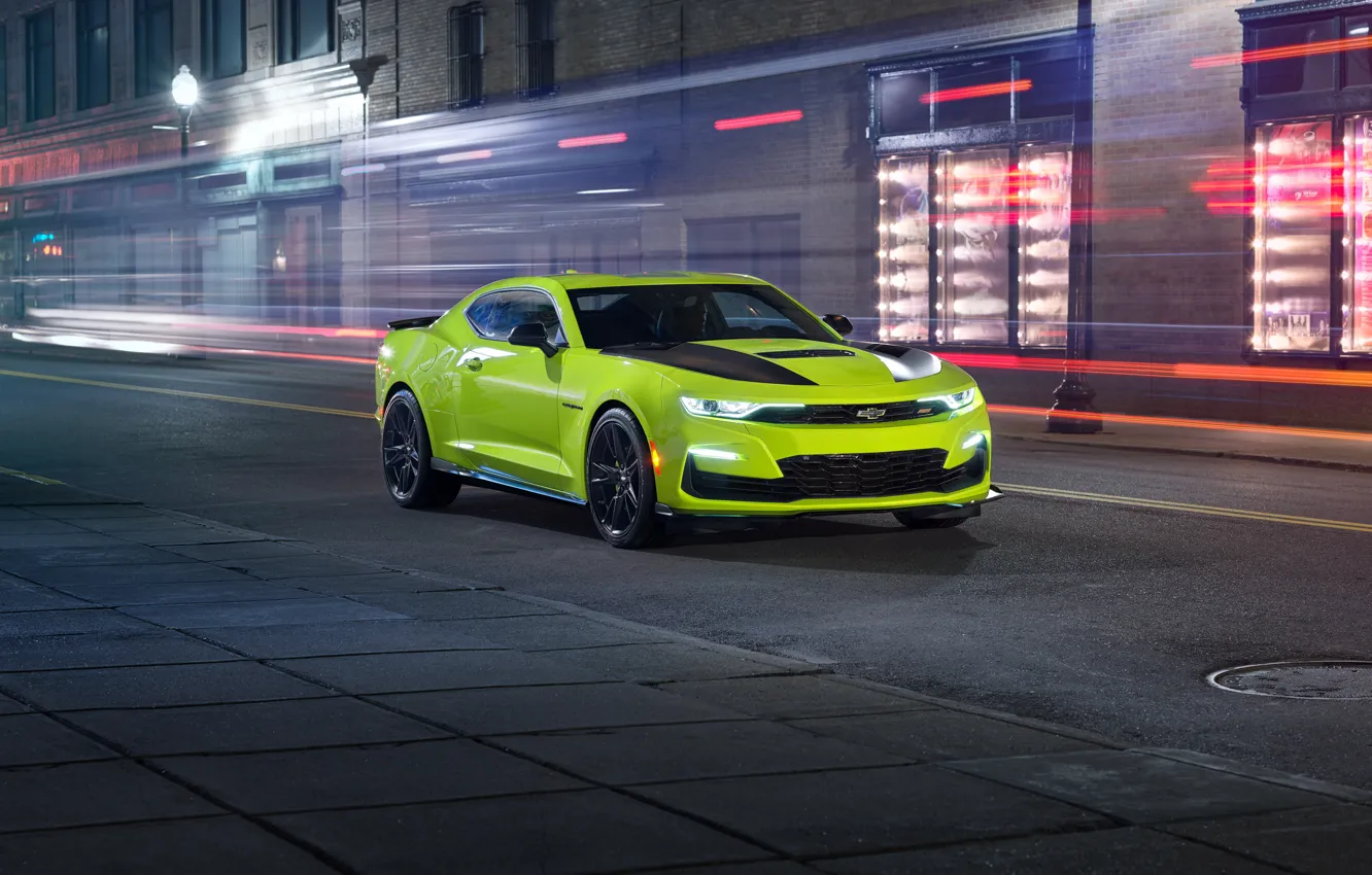 Photo wallpaper Chevrolet, Camaro, 2018, camaro ss, Shock Concept