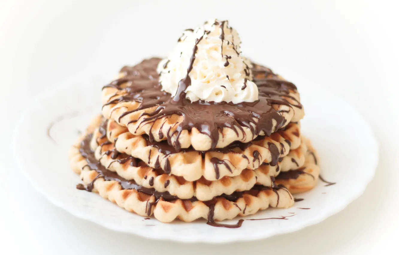 Photo wallpaper background, widescreen, Wallpaper, food, chocolate, cookies, wallpaper, cream