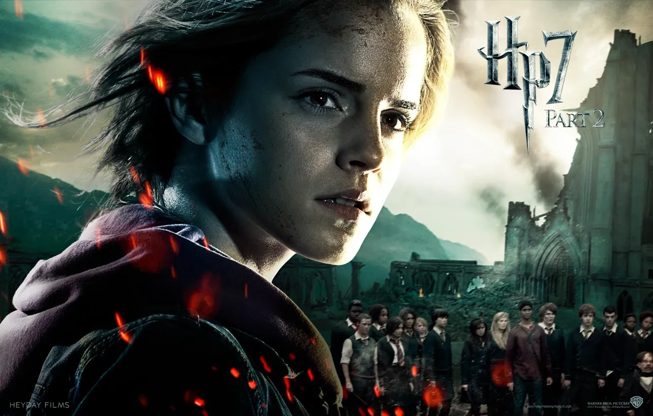 Photo wallpaper Emma Watson, Emma Watson, Hermione Granger, Harry Potter and the Deathly Hallows Part 2, Harry …