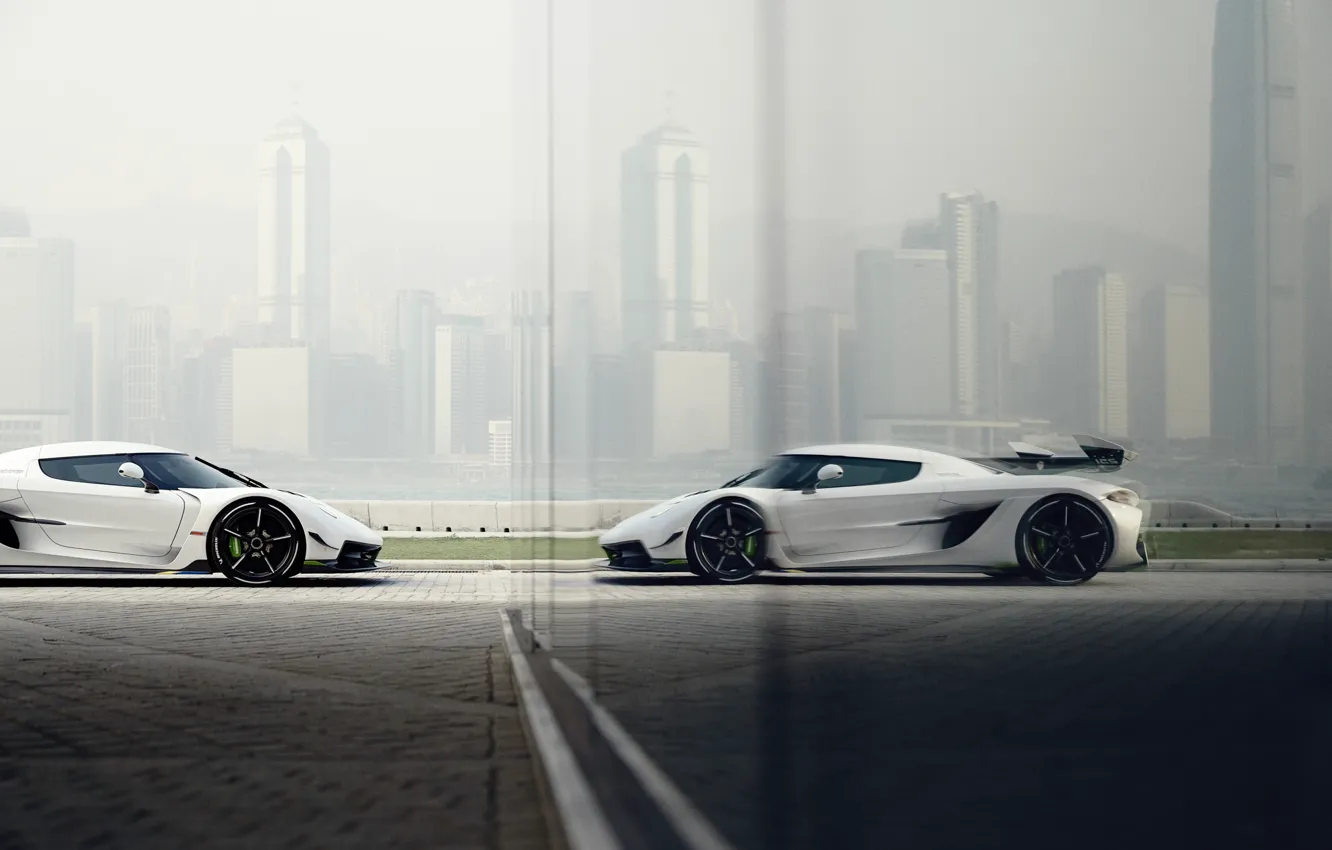 Photo wallpaper Koenigsegg, Koenigsegg Jesko, glass, Jesko