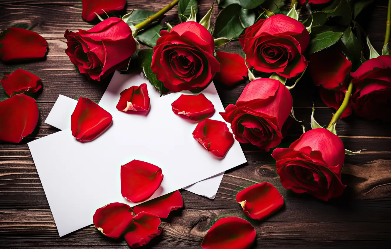 Photo wallpaper love, flowers, gift, romance, roses, love, Valentine's day, flowers