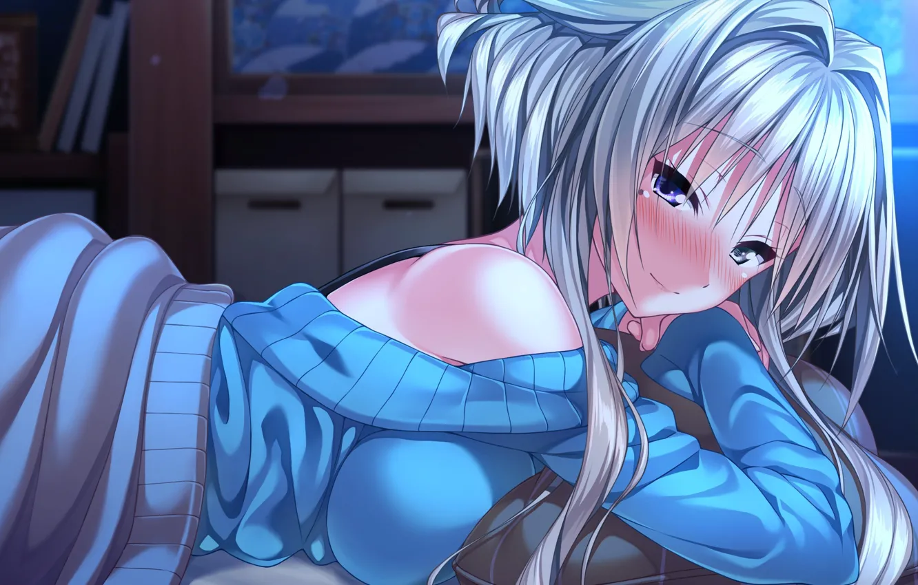 Photo wallpaper girl, anime, art, Amakano, Piromizu, kanbayashi phantom