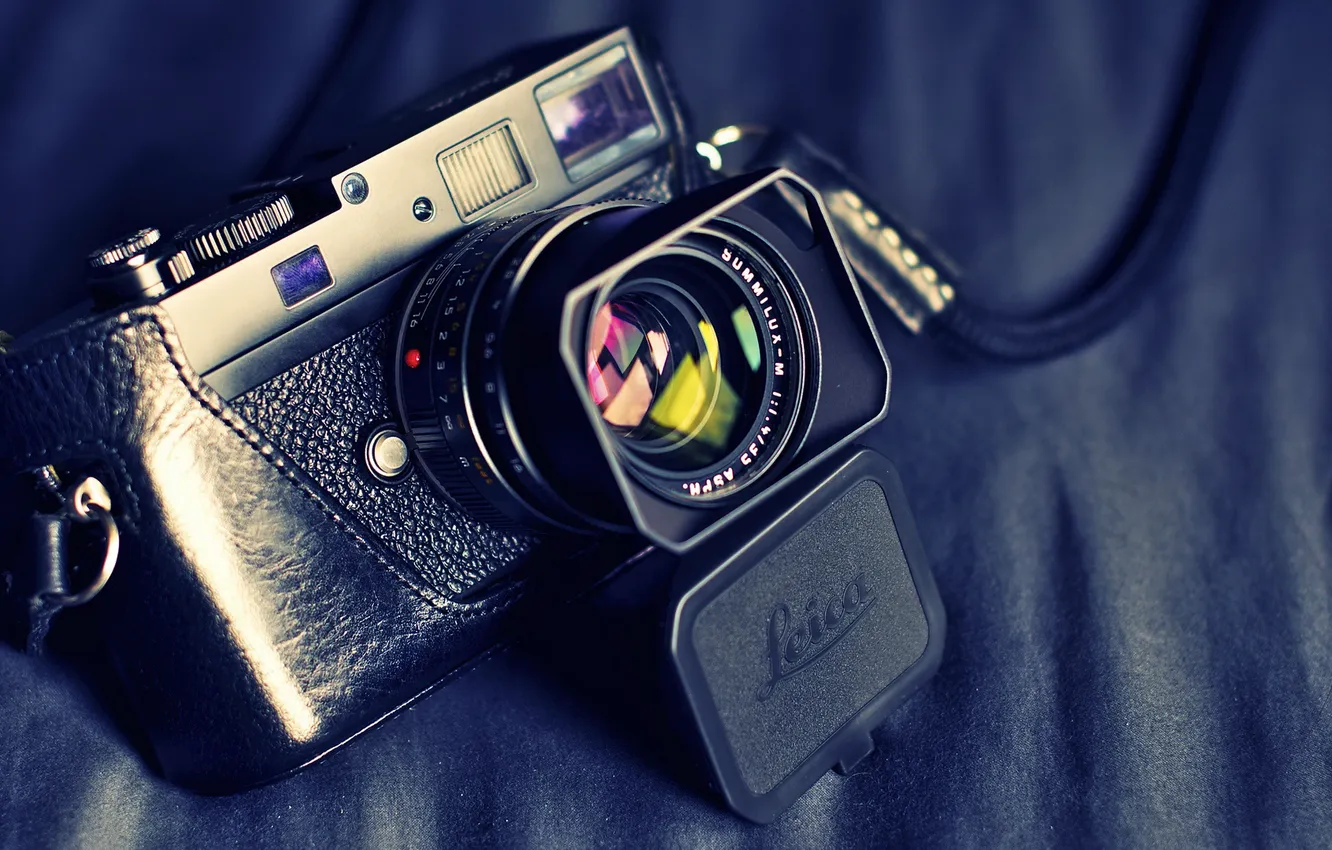Photo wallpaper macro, retro, the camera, Leica, digital rangefinder camera