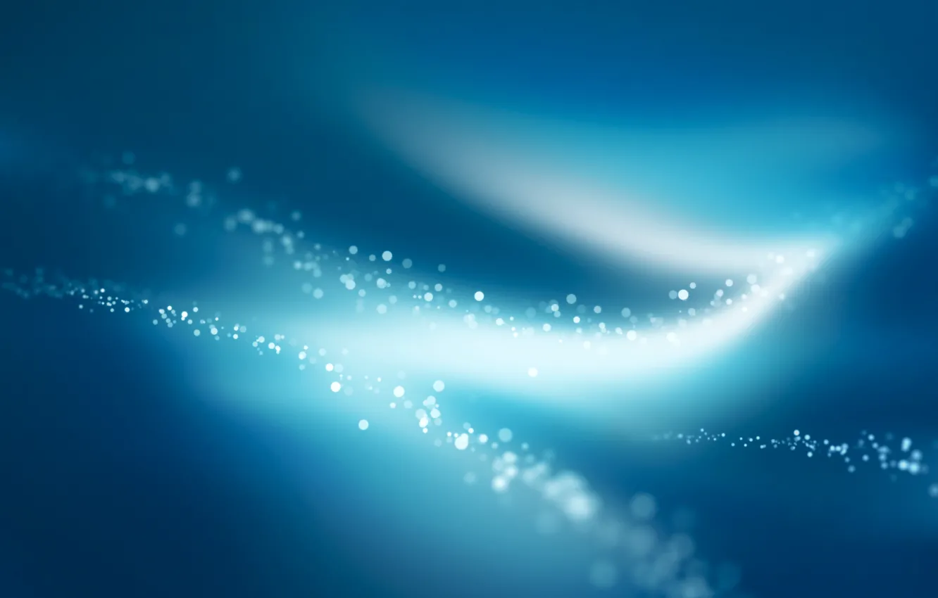 Photo wallpaper circles, the ocean, glow