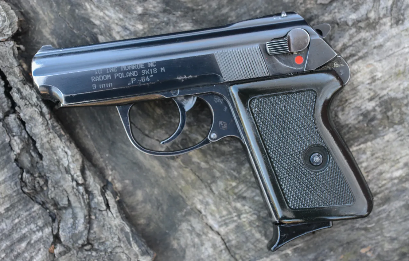 Photo wallpaper gun, Polish, self-loading, P-64