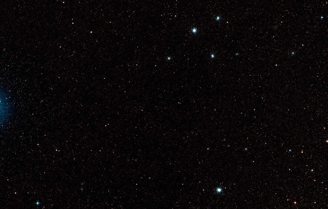 Photo wallpaper Stars, LMC, DSS2, MUSE, LHA 120-N 180B, Constellation Mensa, Starclusters, Surroundings part 3