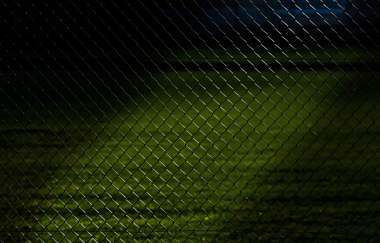 Photo wallpaper metal, background, mesh, the fence