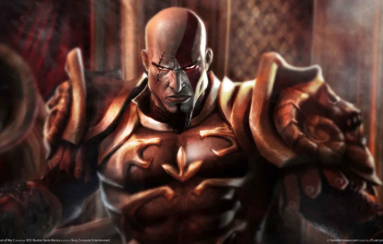 Photo wallpaper Armor, Kratos, god of war2