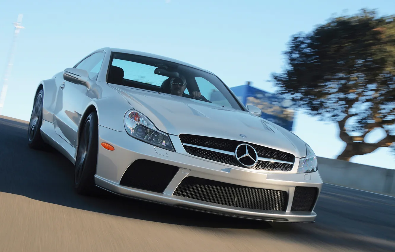 Photo wallpaper auto, Mercedes-Benz, Mercedes, the front, Black Series, SL65