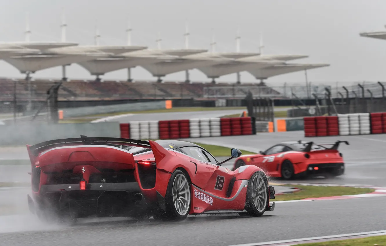 Photo wallpaper Ferrari, 599, FXX, racing track, Ferrari 599XX Evolution, Ferrari FXX-K Evo