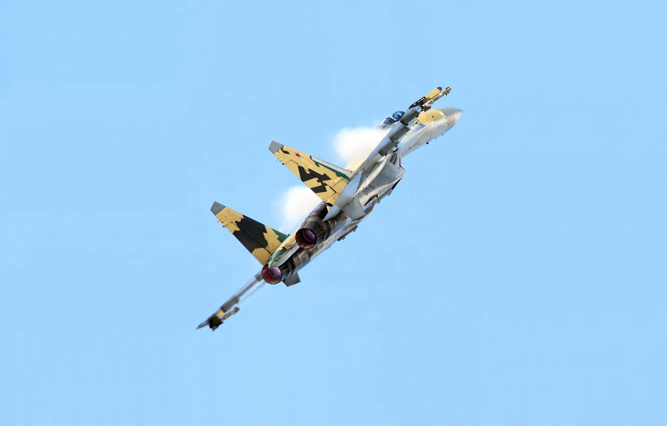 Photo wallpaper fighter, Dry, Su-35BM