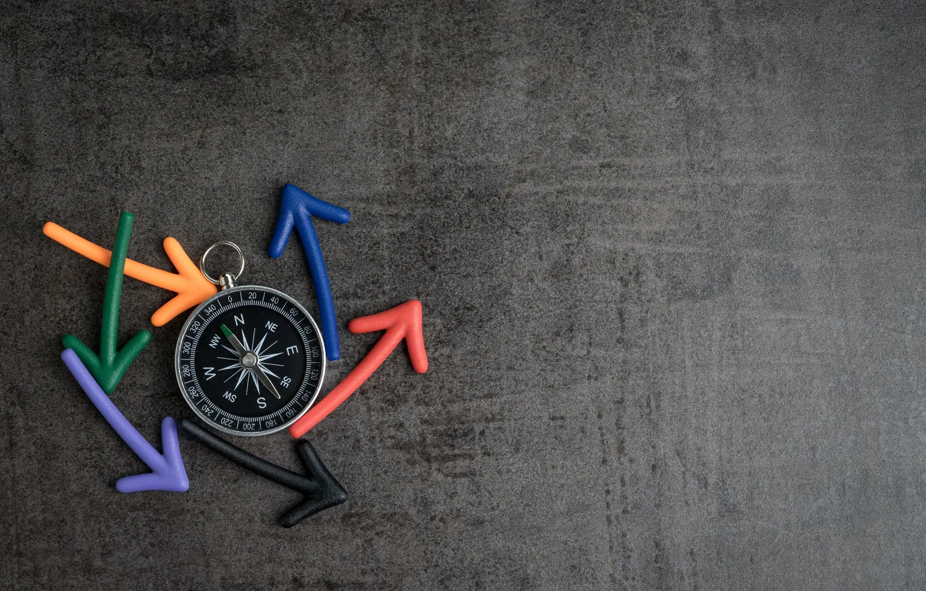 Photo wallpaper sense, compass, direction